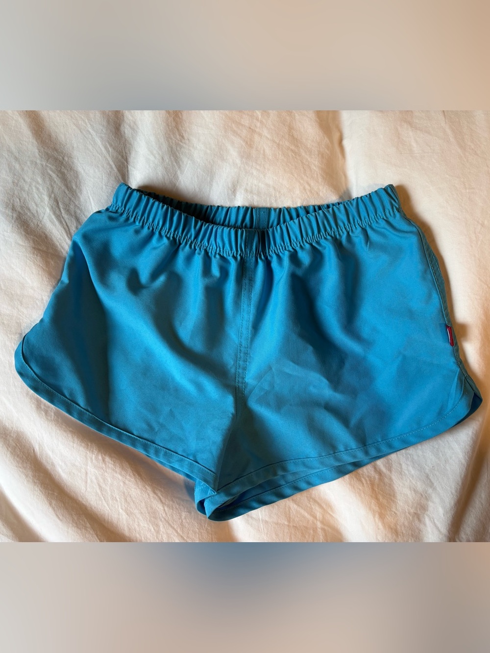 City Threads Turquoise Athletic Elastic-Waist Shorts